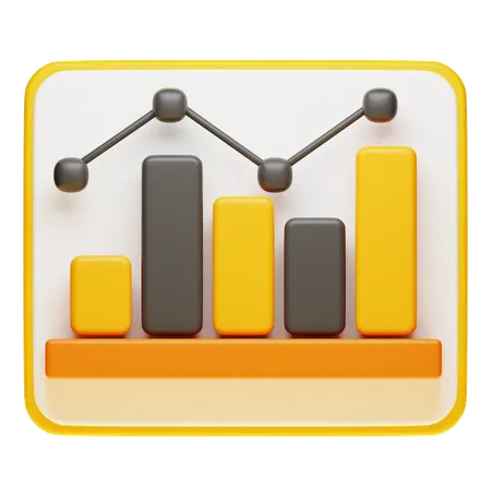 Graph  3D Icon