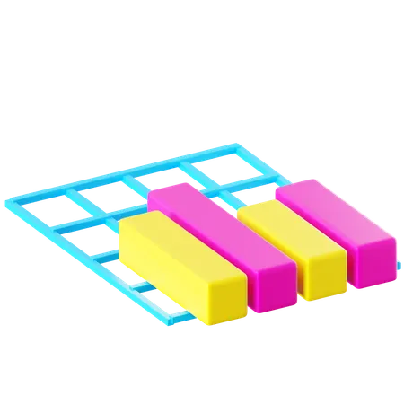 Graph  3D Icon