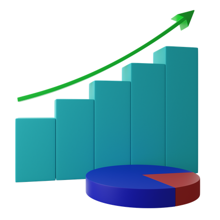 Grafik Statistik  3D Icon