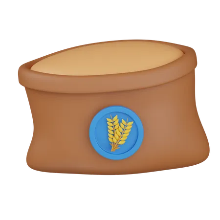 Grain  3D Icon