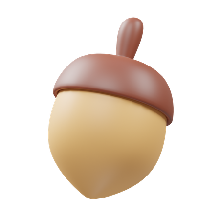 Graine de chêne  3D Icon