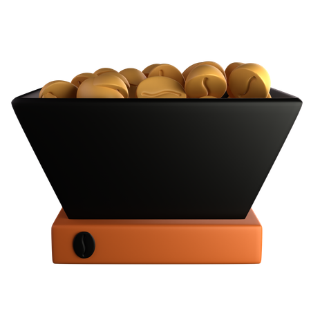 Grains de café  3D Icon