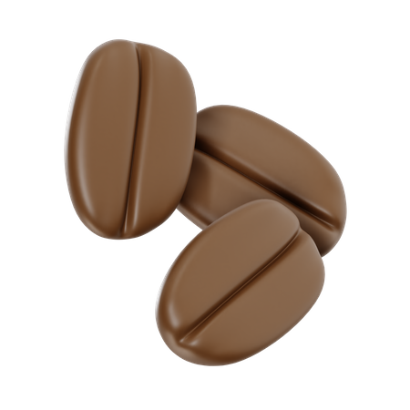 Grains de café  3D Icon