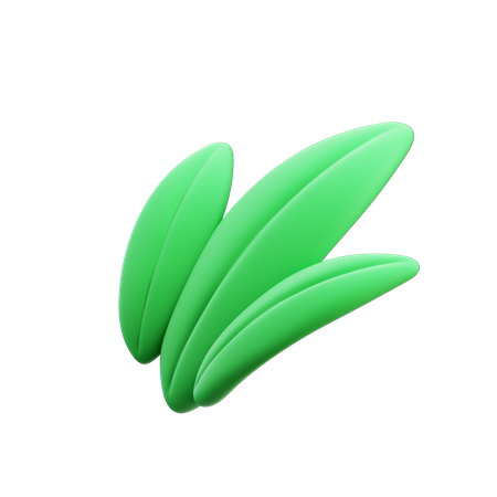 Grama verde  3D Icon