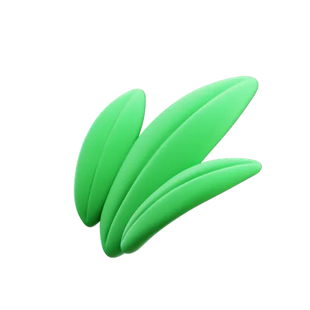 Grama verde  3D Icon