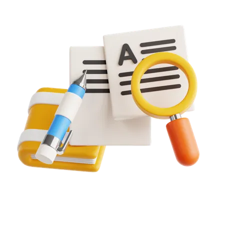 Grammaire  3D Icon