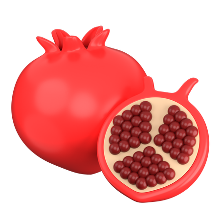 Granatapfel  3D Icon