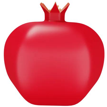 Granatapfel  3D Icon