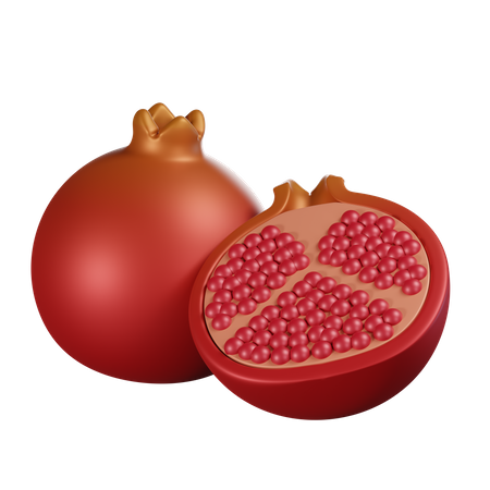 Granatapfel  3D Icon