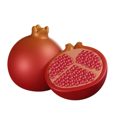 Granatapfel  3D Icon