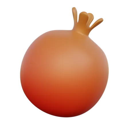 Granatapfel  3D Icon