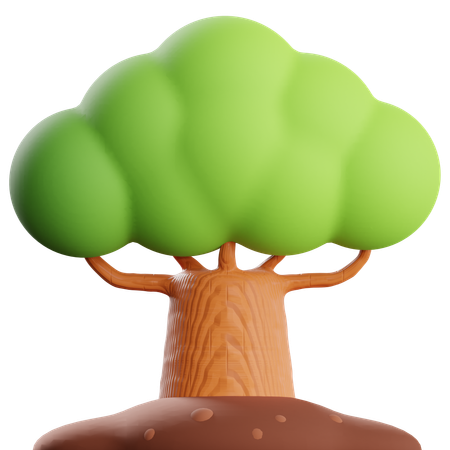 Grand arbre  3D Icon