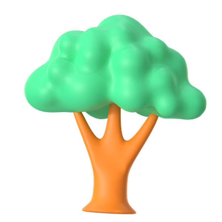 Grand arbre  3D Icon