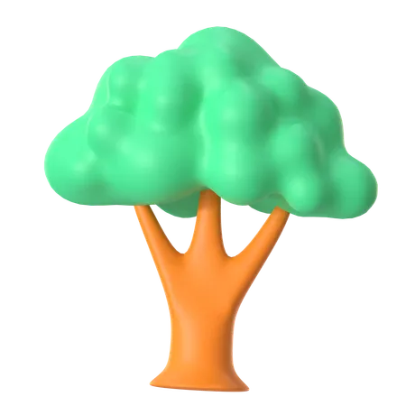 Grand arbre  3D Icon