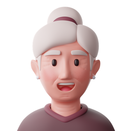 Grand-mère  3D Icon