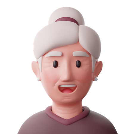 Grand Mother  3D Icon