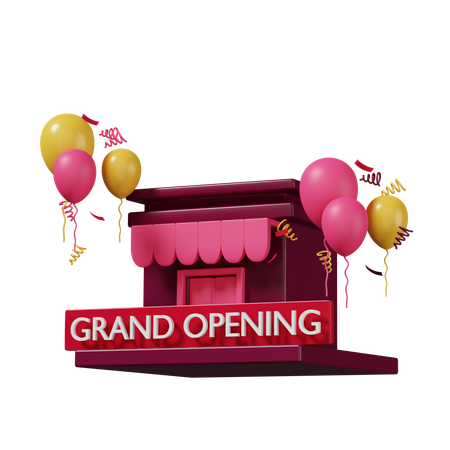 Grand Opening  3D Icon