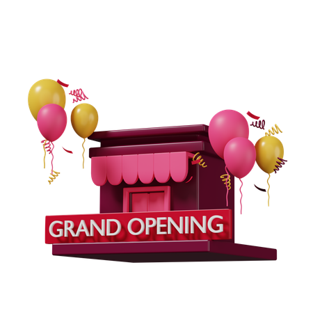 Grand Opening  3D Icon