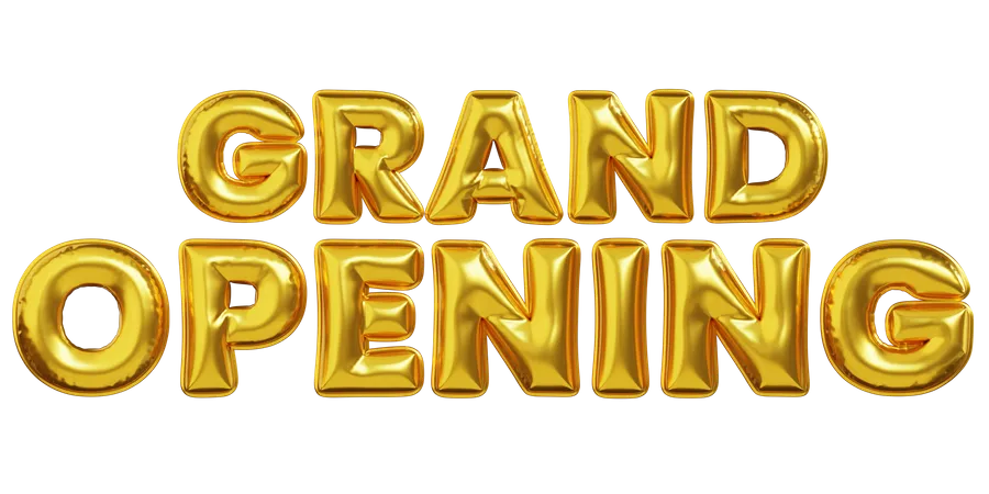 Grand Opening Announcement  3D Icon
