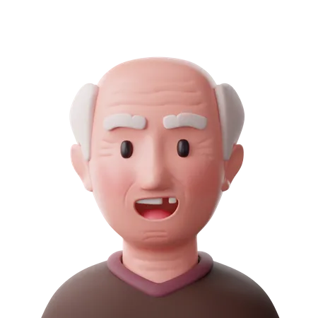 Grand-père  3D Icon