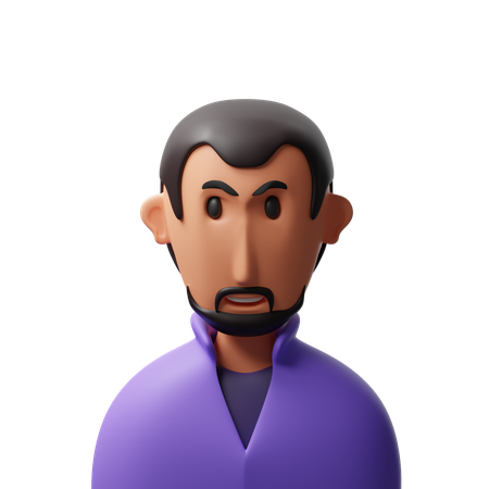 Avatar de grand-père  3D Icon