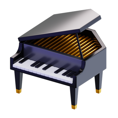 Grand Piano  3D Icon