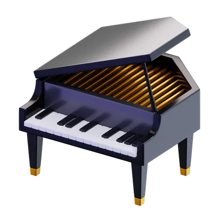 Grand Piano  3D Icon