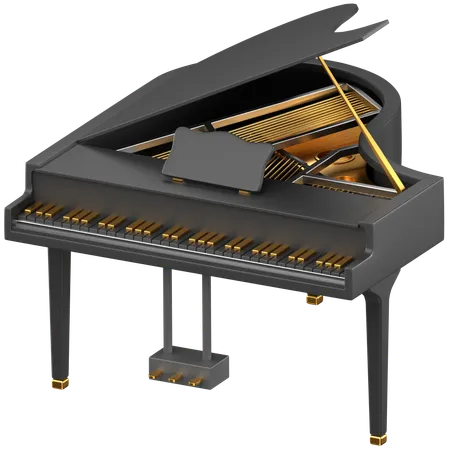 Grand Piano  3D Icon