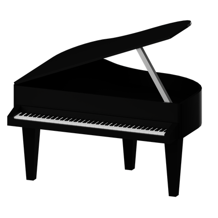 Grand Piano  3D Icon