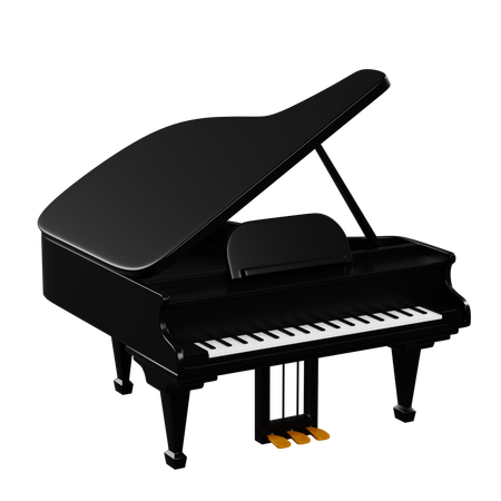 Grand Piano  3D Icon