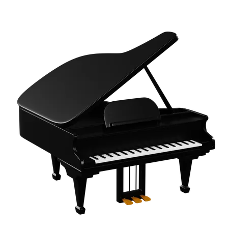 Grand Piano  3D Icon