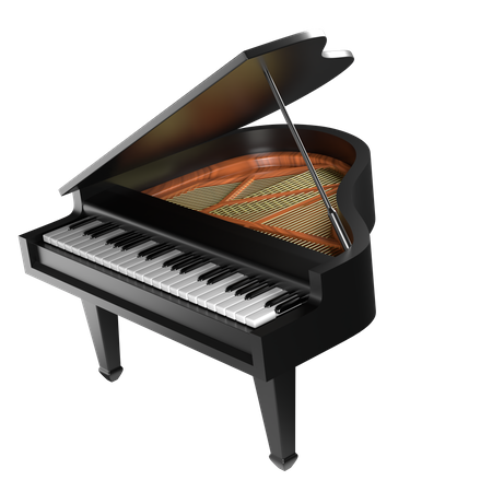 Grand Piano  3D Icon