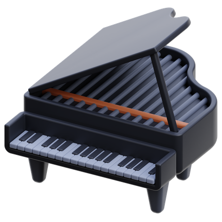 Grand Piano  3D Icon