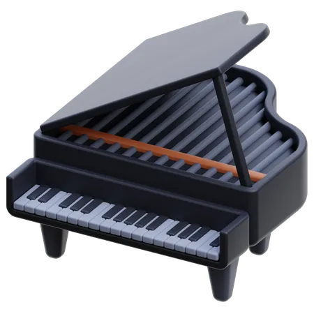 Grand Piano  3D Icon