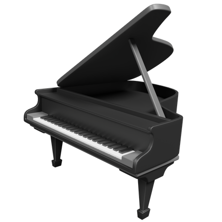 Grand Piano 3D Icon
