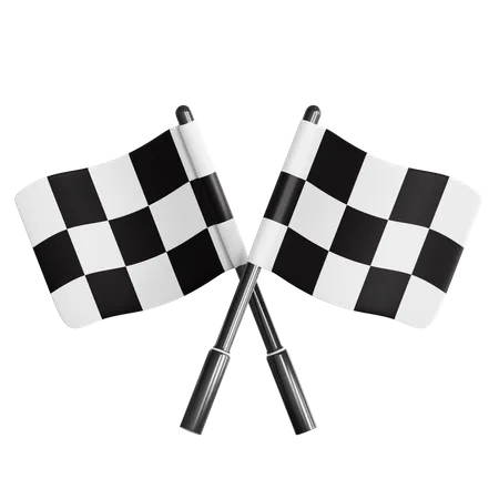 Grand Prix Flag  3D Icon