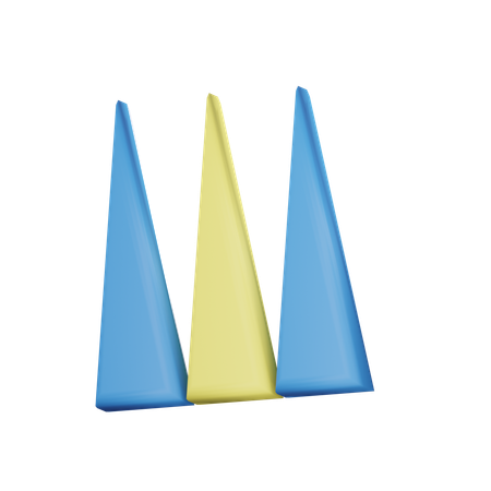 Grand triangle  3D Icon