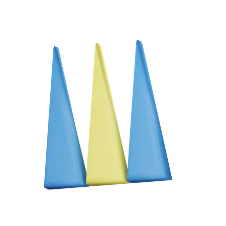 Grand triangle  3D Icon