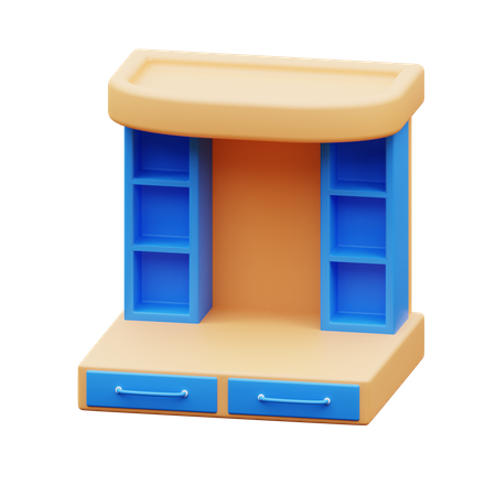 Grande étagère  3D Icon