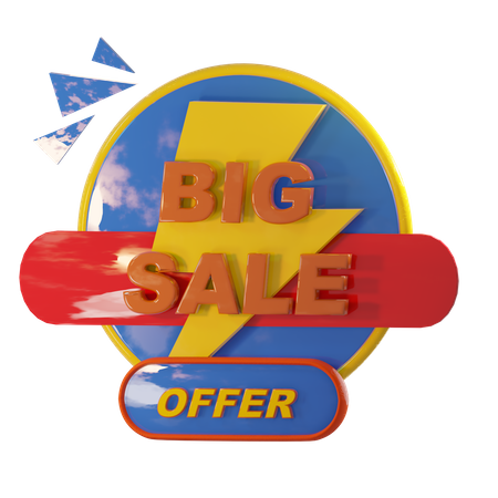 Grande offre de vente  3D Icon