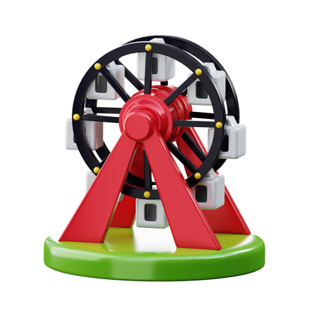 Grande roue  3D Icon