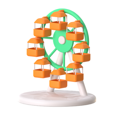 Grande roue  3D Icon