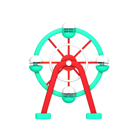 Grande roue  3D Icon