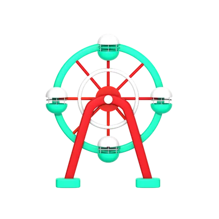 Grande roue  3D Icon