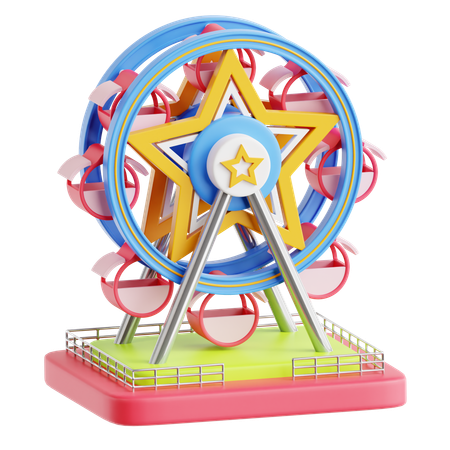 Grande roue  3D Icon