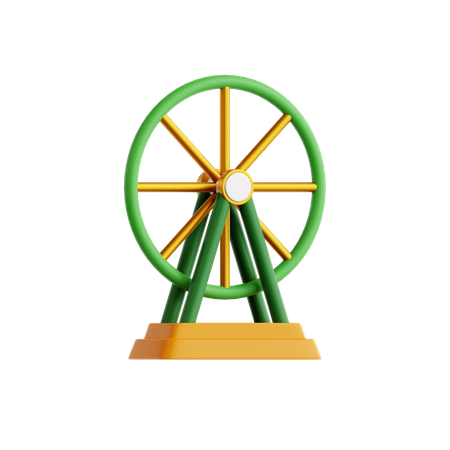 Grande roue  3D Icon