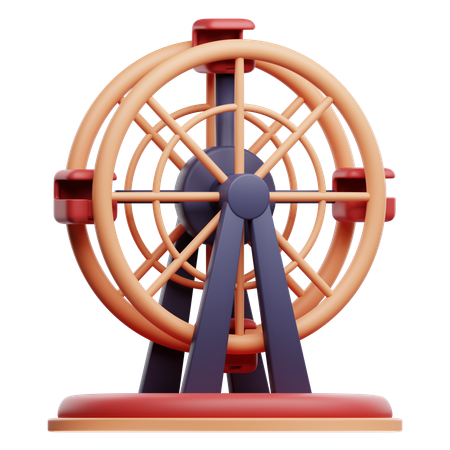 Grande roue  3D Icon