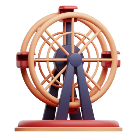 Grande roue  3D Icon