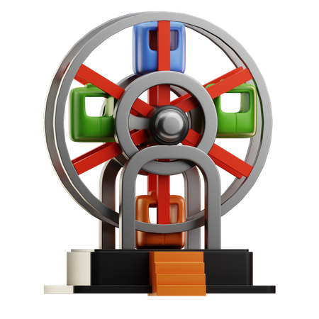 Grande roue  3D Icon