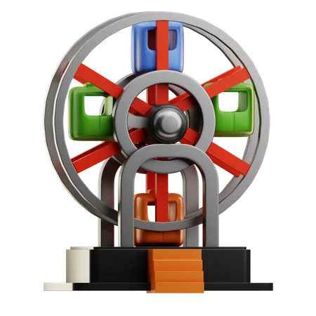 Grande roue  3D Icon